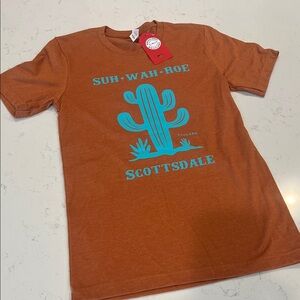 Women's Short Sleeve Tee - Orange